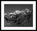 Black and white photograph of rocky alpine terrain with snow fields in the High Tauern range, showing increased tonal contrast, from the series High Tauern. The Zone Studies VI by Ziggy Kanczukowski