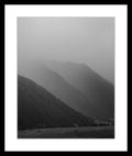 Black and white photograph of a mountain  formations in the High Tauern Alps from the series High Tauern. The Zone Studies IX by Ziggy Kanczukowski